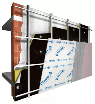Facciata ventilata Gyproc GX4 Glasroc® X