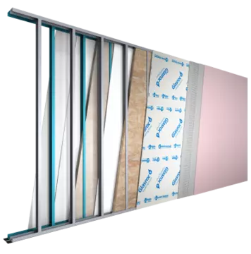 Parete di tamponamento Gyproc GX1 SAD4 231100-75 L GX HF