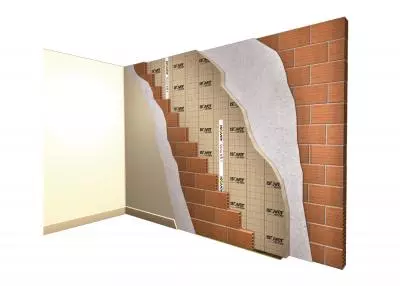 Pareti perimetrali di nuova costruzione isolate in intercapedine