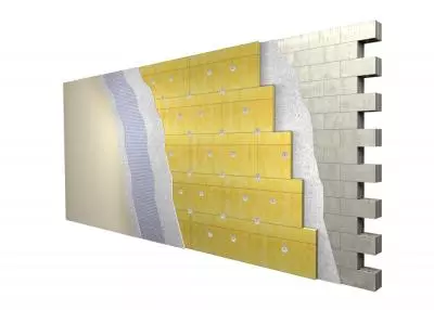 Cappotto per struttura in calcestruzzo vibrocompresso
